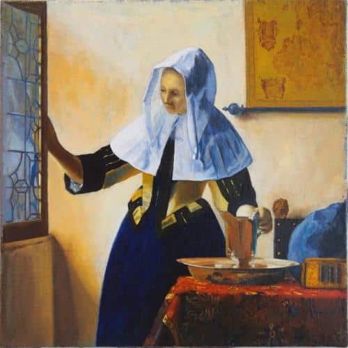 La jeune fille à l'aiguiere Vermeer