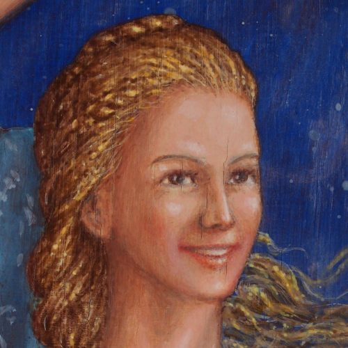 la muse de Dante comme figure de l'Eglise, détail.(œuvre disponible)