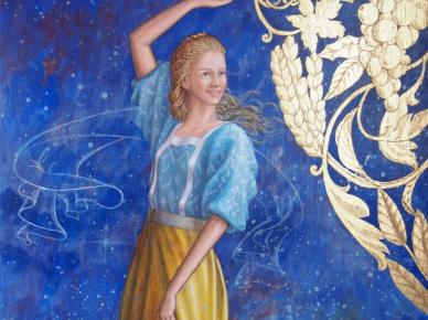 L'Eglise comme vierge pure (cf st Paul)d'après Béatrice, la muse de Dante.(œuvre disponible)