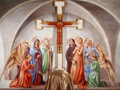 Fresque intégré dans son contexte liturgique(maison paroissiale de Sanary sur Mer)