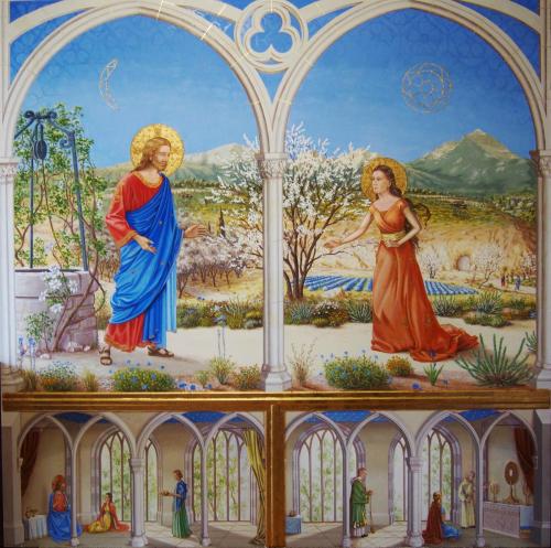 Retable de Marie Madeleine (paroisse de Morzine)